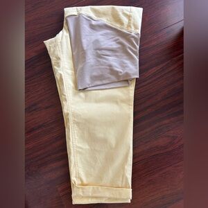 LOFT Yellow Chino Maternity Pant